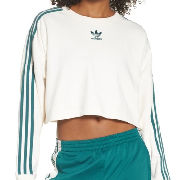 adidas Sweaters Adidas Originals Adibreak Cropped Sweater Poshmark